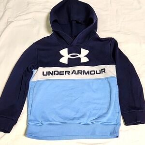Under Armour hoodie blue and white boys 6